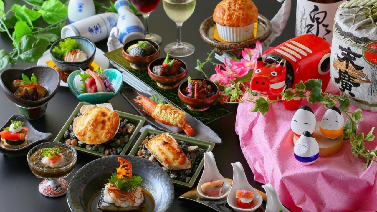 Ooedo Onsen Monogatari Aizu Hotel ภายนอก รูปภาพ